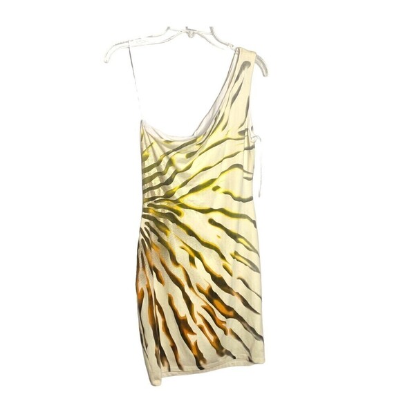 Caché Vintage Y2K One Shoulder Bodycon Dress Mini Women’s Size Medium NEW - Picture 2 of 7